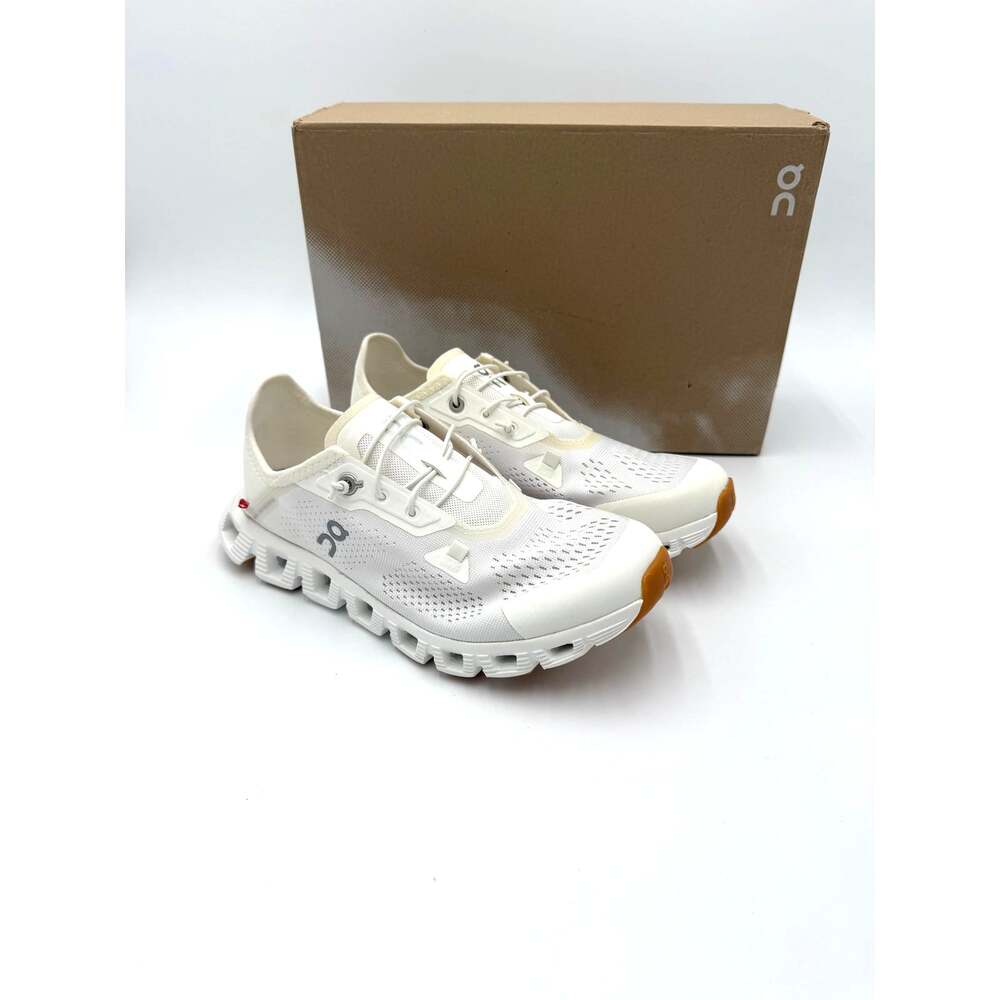 NEW! On Women's Cloud 5 Coast Sneakers - All White - Women's 6.5
